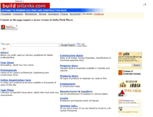 Tablet Screenshot of buildsrilanka.com